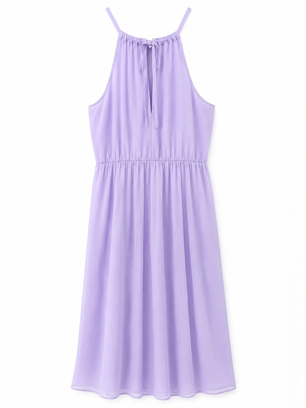 Torrid Lavender High Neck Keyhole Dress - Picture 2 of 12